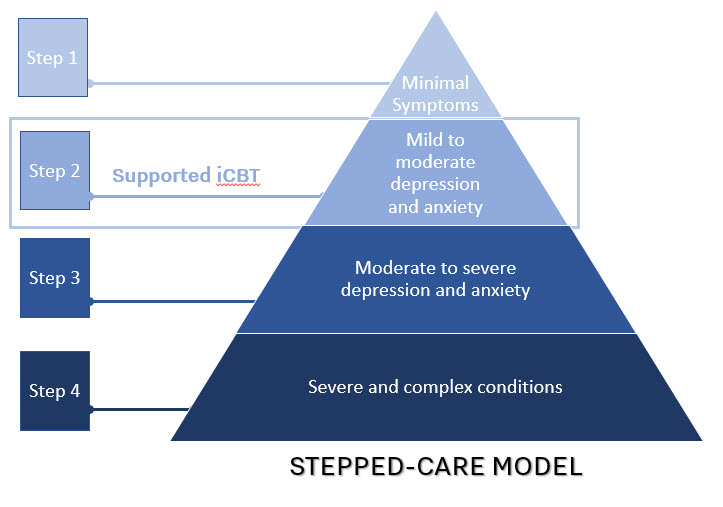 Stepped Care Model Mental Health Diagram